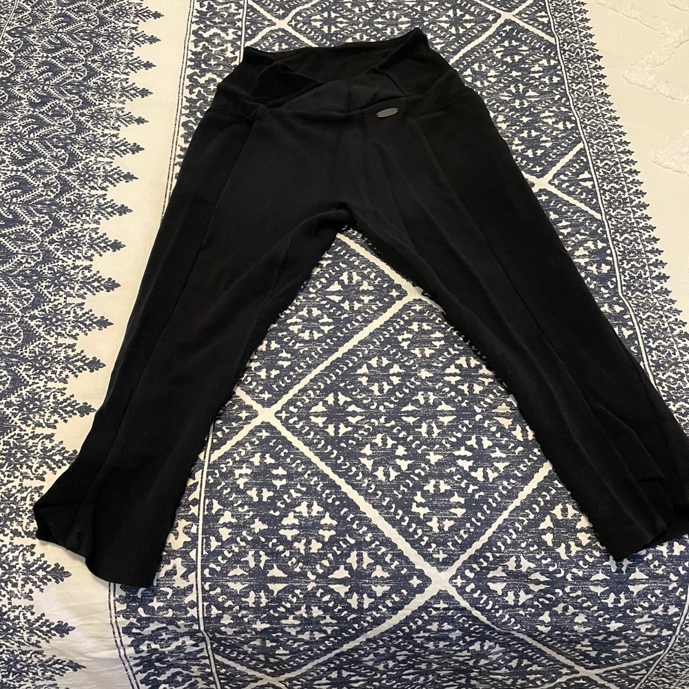 Ribbed Capri Gymshark Leggings with Pockets